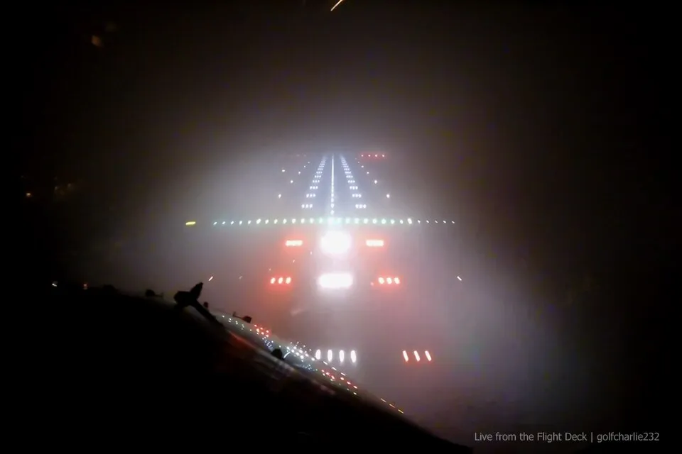 CAT IIIA approach in fog